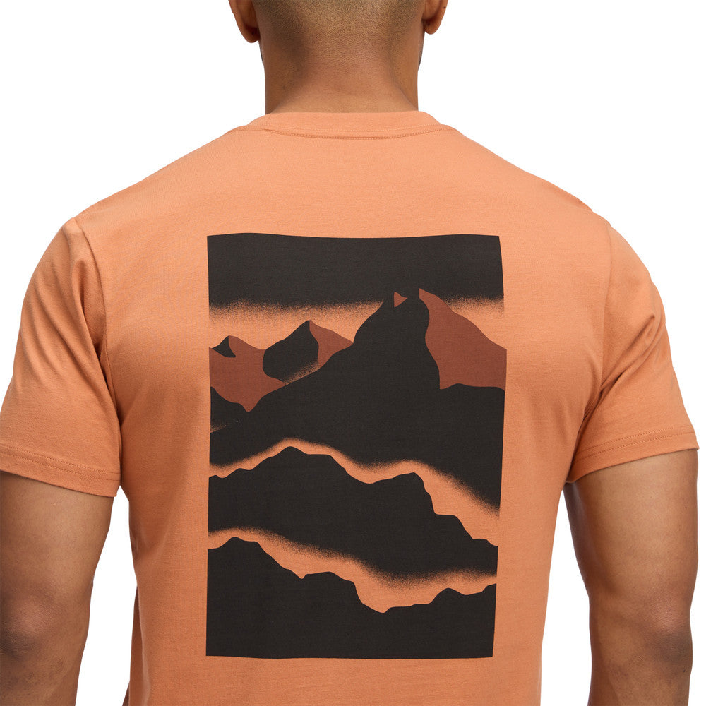 T-Shirt Mountainscape H - Black Diamond
